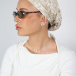 דגם רונית זית בד - חצי כיסוי