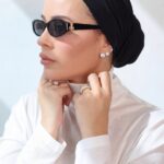 דגם פשתן שחור- כיסוי מלא