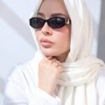 דגם פשתן לבן- לונג