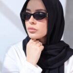 דגם פשתן שחור- לונג