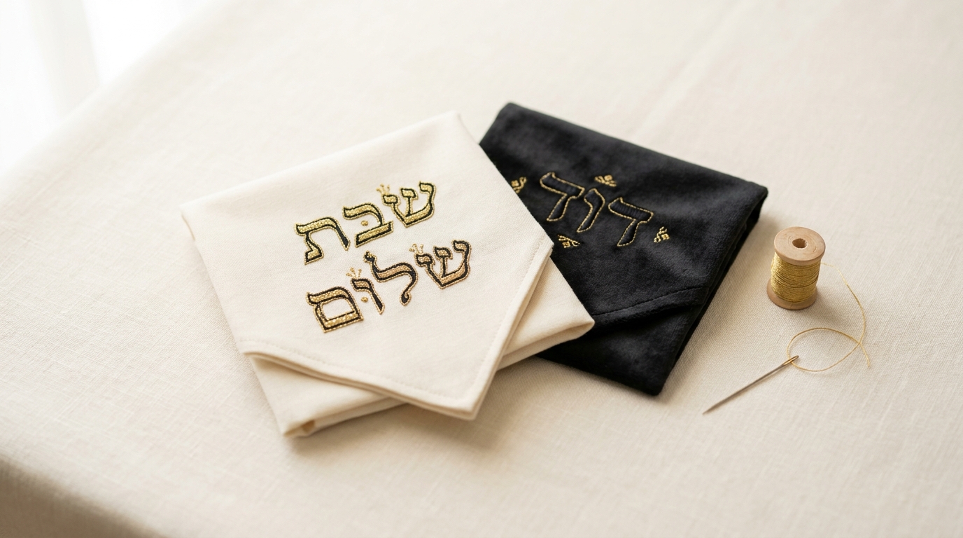 הקדשה אישית עם רקמה – המדריך השלם לבחירת נוסח, פריט ועיצוב
