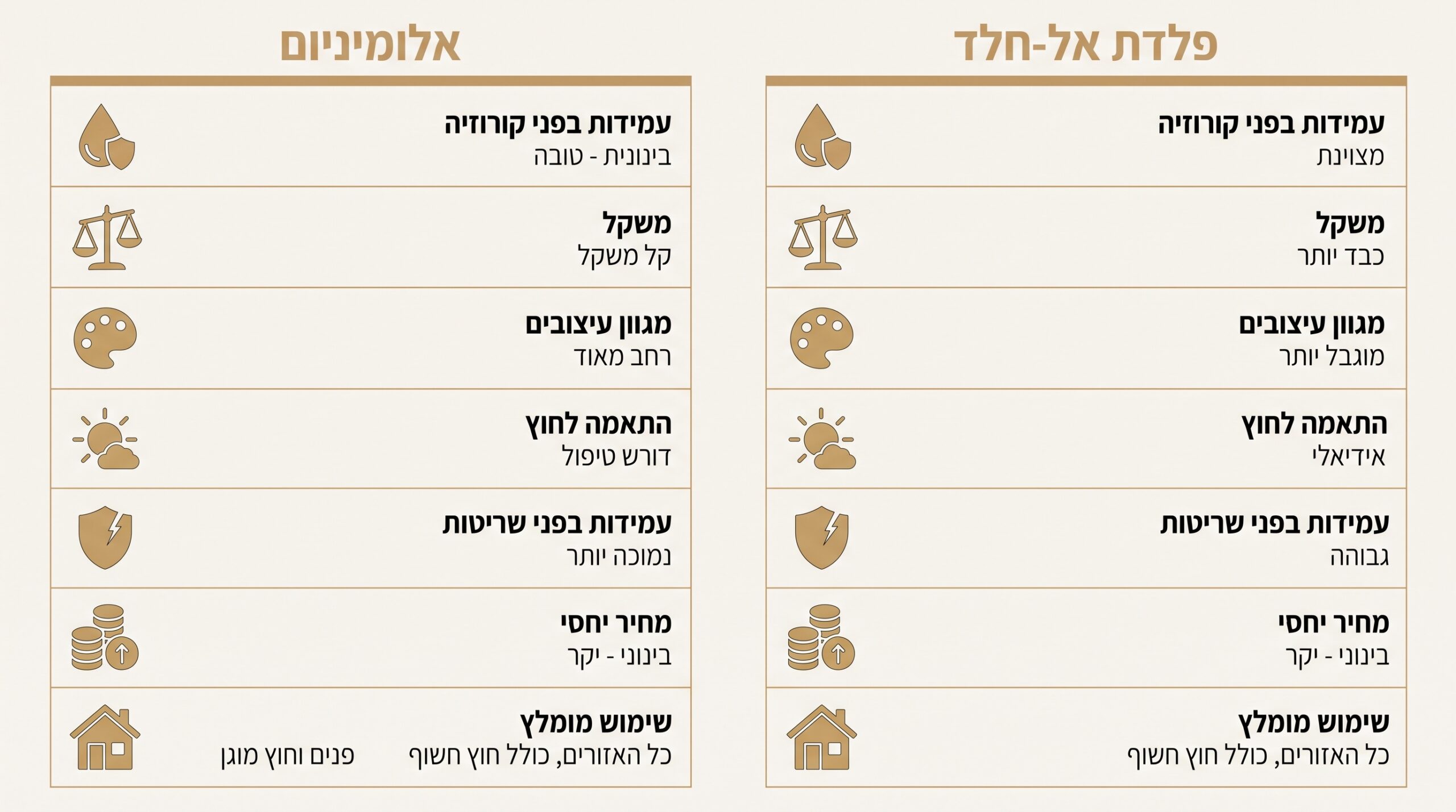השוואה בין מזוזה אלומיניום למזוזה נירוסטה