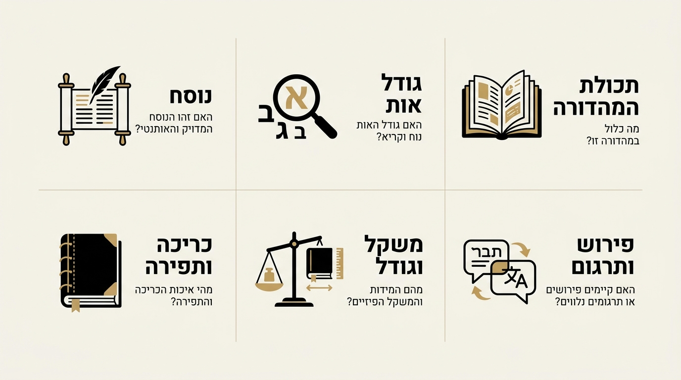 בדיקות שכדאי לעשות לפני הזמנת מחזור